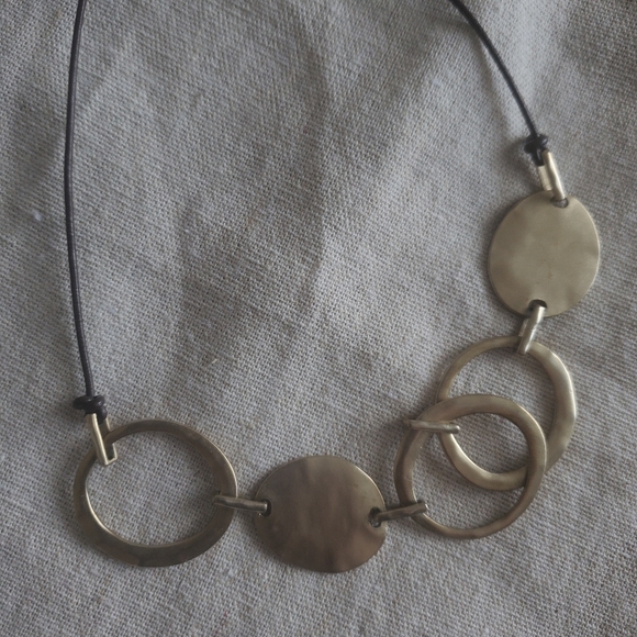 Kenneth Cole | gold tone statement necklace - Picture 3 of 6